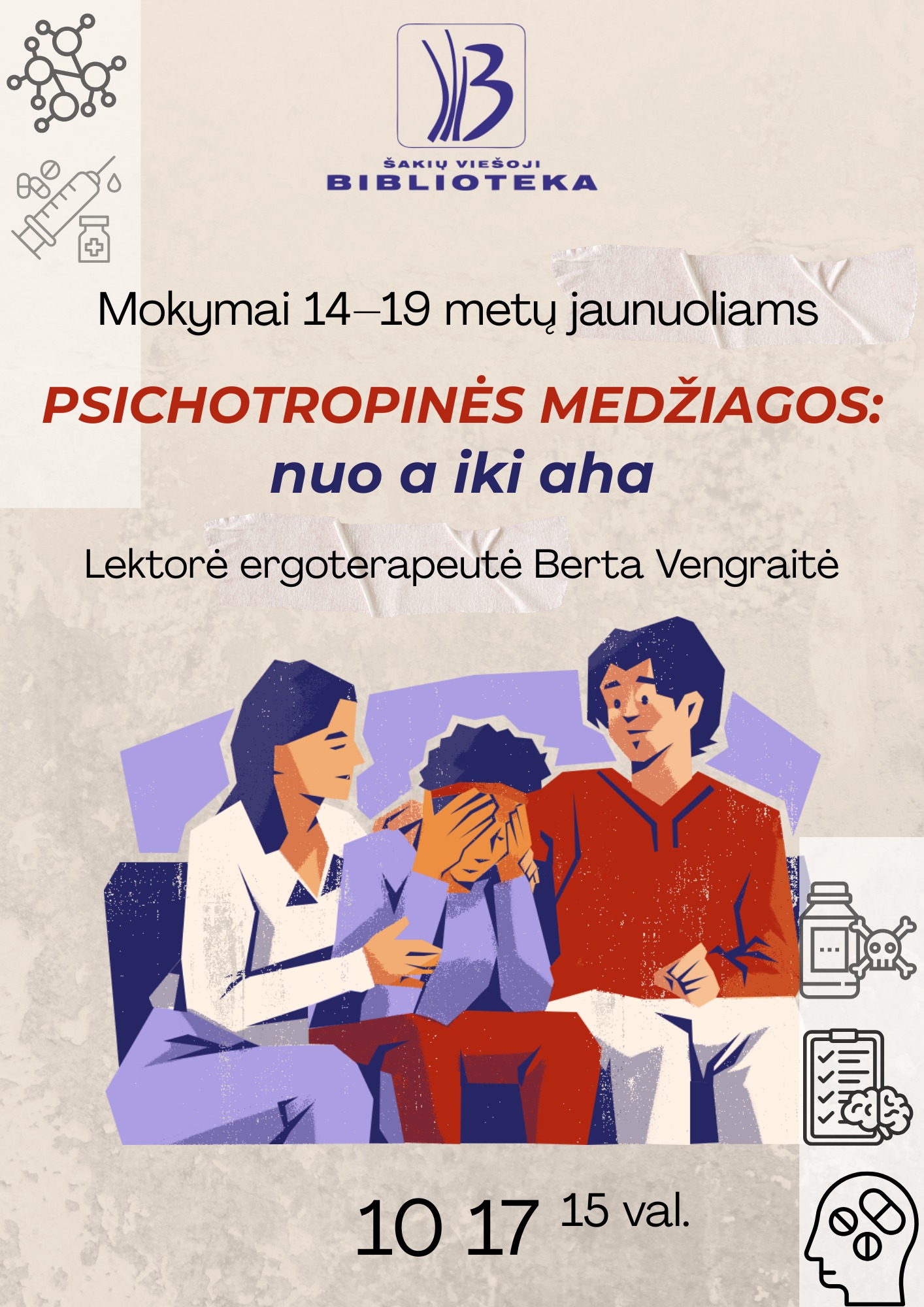 Mokymai „Psichotropinės medžiagos - nuo a iki aha“