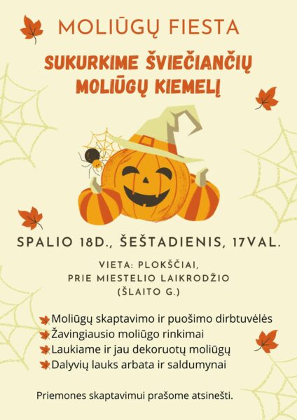 Moliūgų fiesta „Kurkime moliūgų kiemelį“