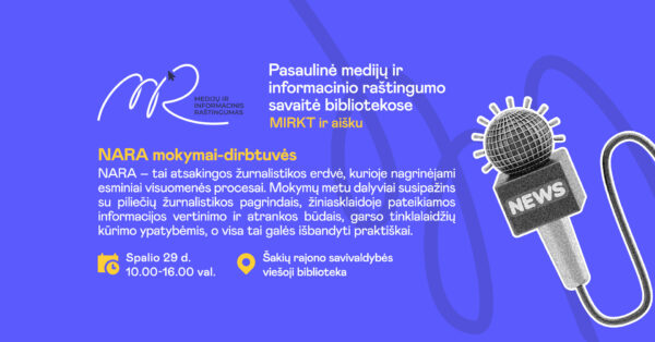 NARA mokymai-dirbtuvės Šakiuose