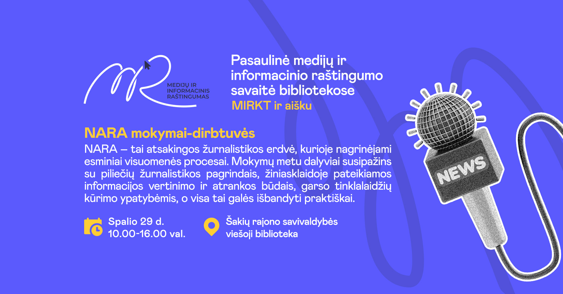 NARA mokymai-dirbtuvės Šakiuose