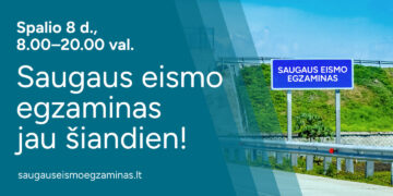„Via Lietuva“: saugaus eismo egzaminas jau prasidėjo – kviečiame dalyvauti