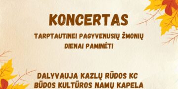 Pagyvenusių ir su negalia žmonių dienai skirtas koncertas „Rudens melodijos“