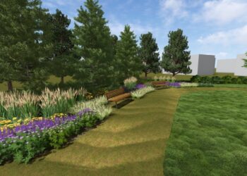 Planuojama nauja žalioji oazė – Gedimino skveras