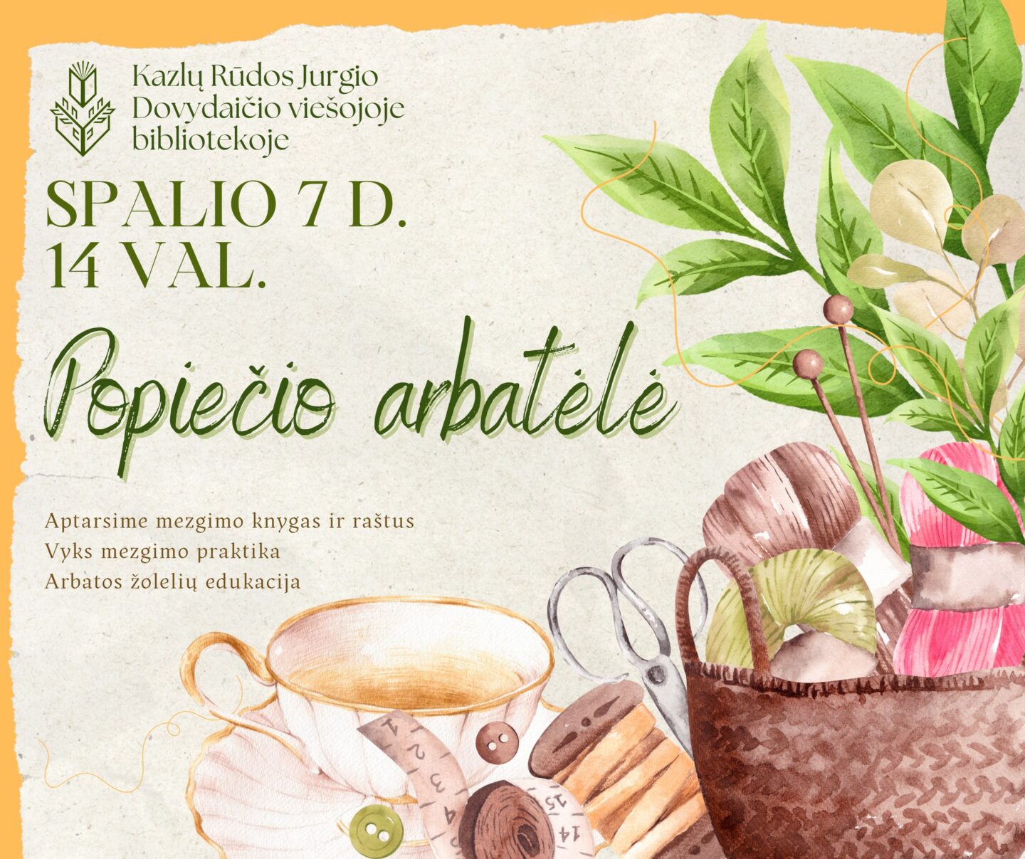 Popiečio arbatėlė