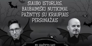 Susitikimas su vaikų knygų autoriais Benu Bėrantu ir Virgiu Šidlausku