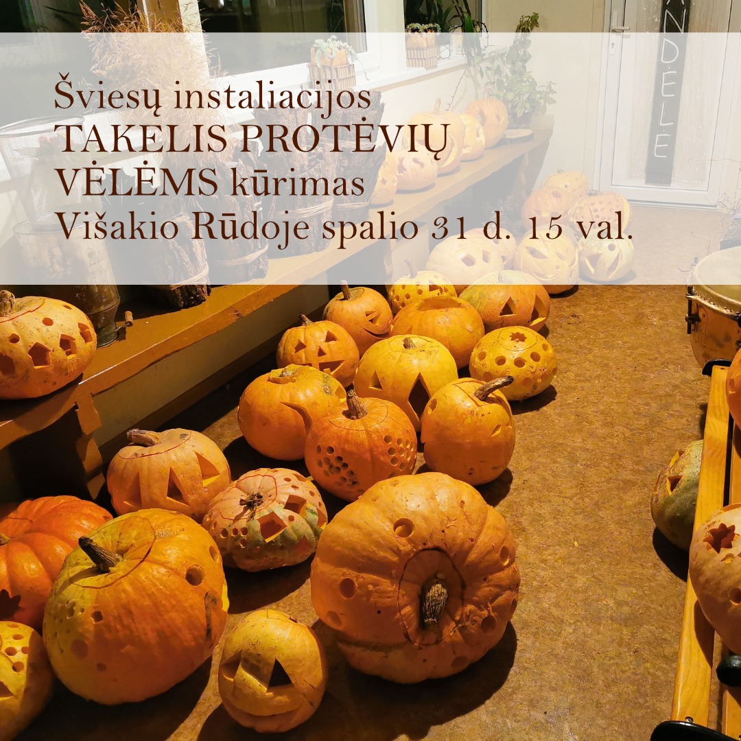 Šviesų instaliacijos „Takelis protėvių vėlėms“ kūrimas