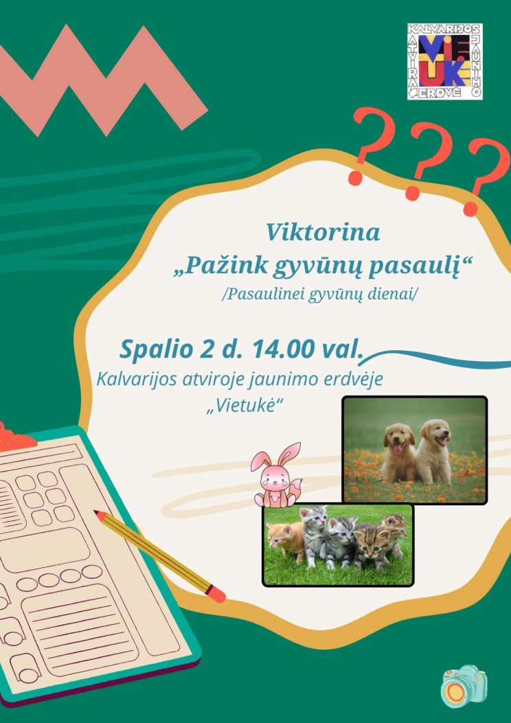 Viktorina „Pažink gyvūnų pasaulį“
