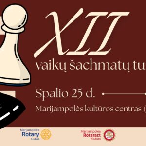 XII vaikų šachmatų turnyras