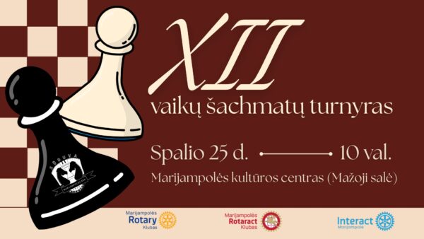 XII vaikų šachmatų turnyras