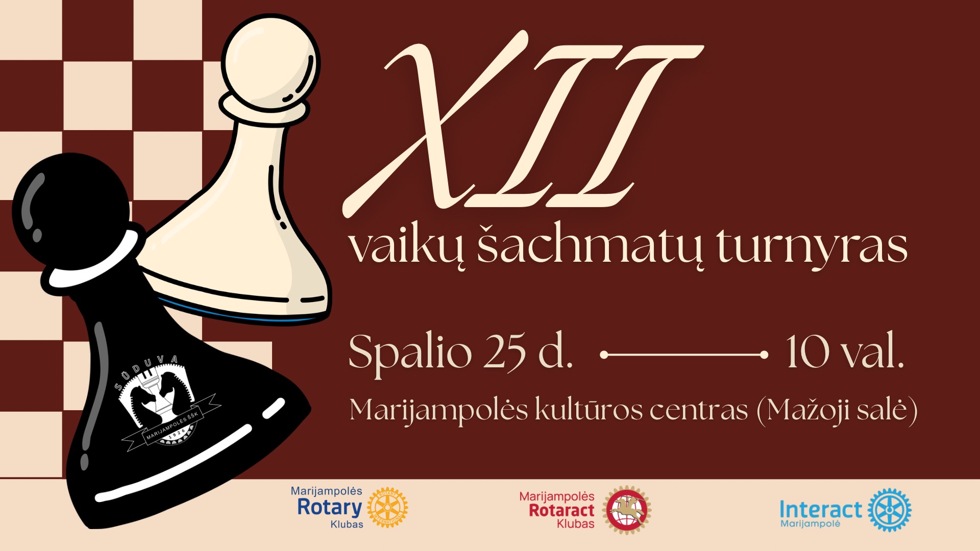 XII vaikų šachmatų turnyras