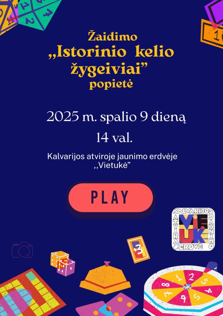 Žaidimo „Istorinio kelio žygeiviai“ popietė