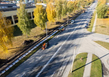 Marijampolėje prasidėjo naujo dviračių tako įrengimo darbai