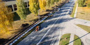 Marijampolėje prasidėjo naujo dviračių tako įrengimo darbai