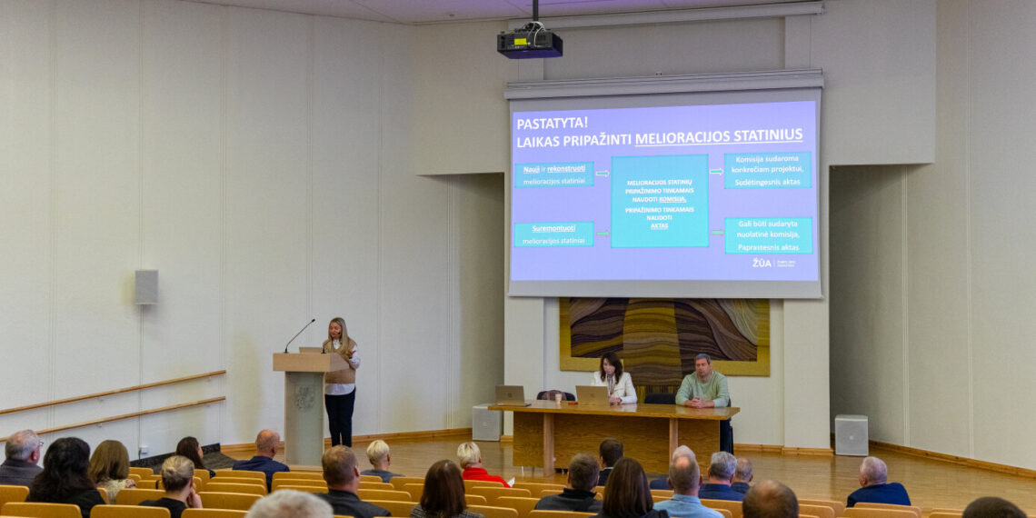 Savivaldybių atstovai diskutavo apie melioracijos valstybinės priežiūros tobulinimą