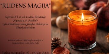 Žvakių gamybos edukacija „Rudens magija“