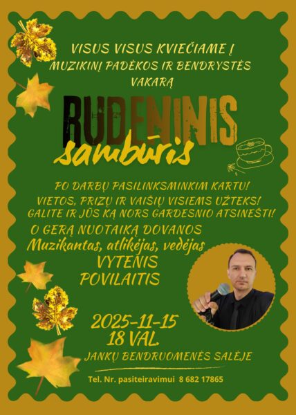 Vakaronė „Po darbų palinksminkim kartu!“