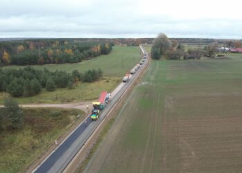 Prasidėjo kelio Kiduliai-Gelgaudiškis-Gerdžiūnai asfaltavimo darbai