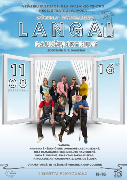 KOMEDIJA SUAUGUSIEMS „LANGAI“ | DAUKŠIAI