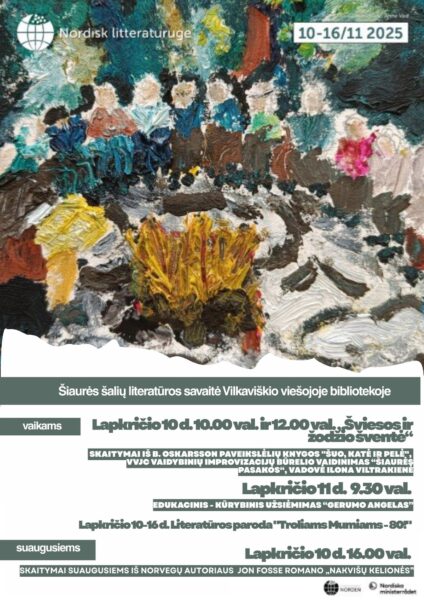 Šiaurės šalių literatūros savaitė Vilkaviškio viešojoje bibliotekoje