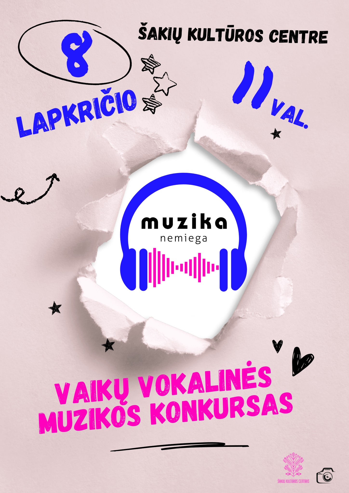 VAIKŲ VOKALINĖS MUZIKOS FESTIVALIS-KONKURSAS „MUZIKA NEMIEGA“