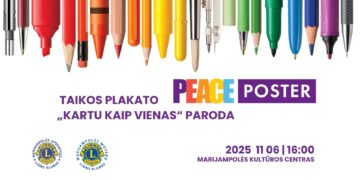 Taikos plakatų KARTU KAIP VIENAS paroda