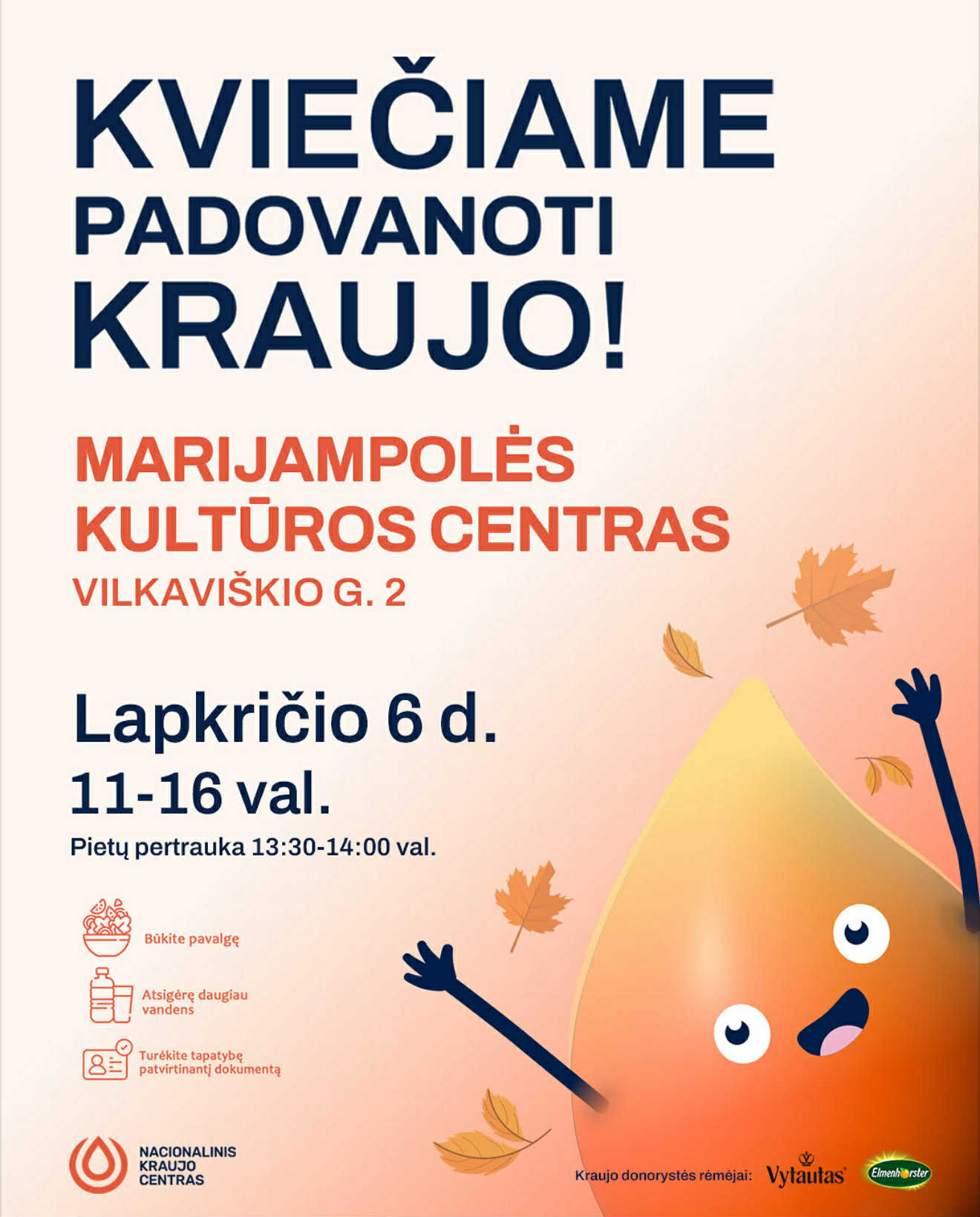 Kraujo donorystės akcija Marijampolėje