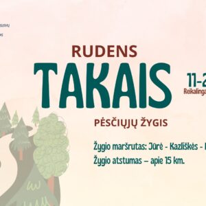 Pėsčiųjų žygis „Rudens takais“