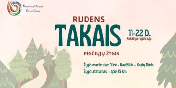 Pėsčiųjų žygis „Rudens takais“