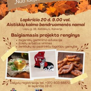 Projekto baigiamasis renginys