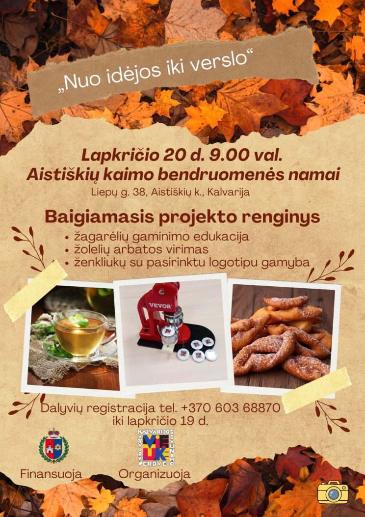 Projekto baigiamasis renginys