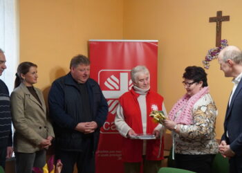 Tarybos daugumos nariai apsilankė Vilkaviškio vyskupijos Carite