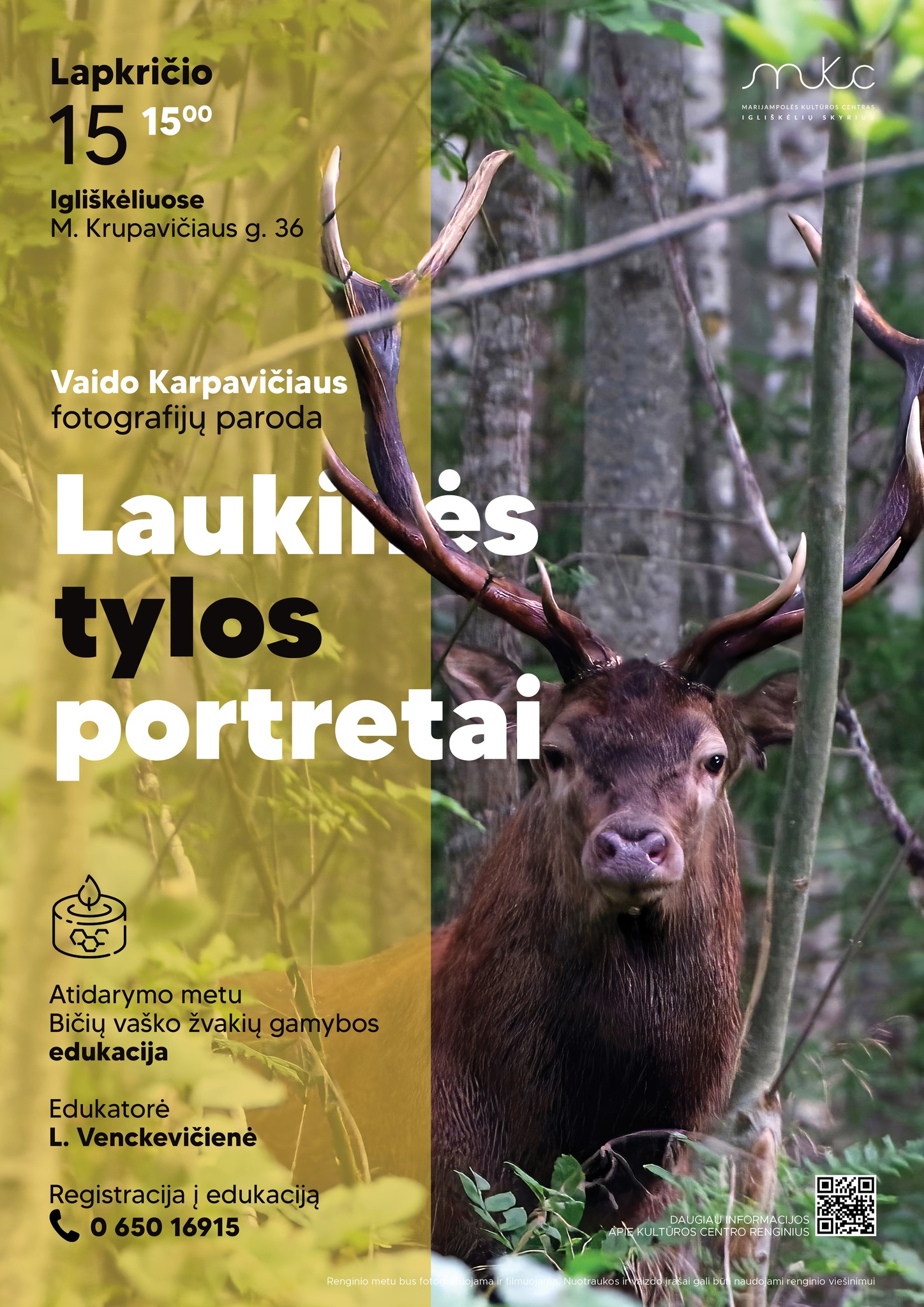 FOTOGRAFIJŲ PARODA „LAUKINĖS TYLOS PORTRETAI“