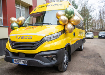 Igliauką pasiekė naujas mokyklinis autobusas