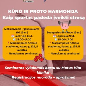 KŪNO IR PROTO HARMONIJA