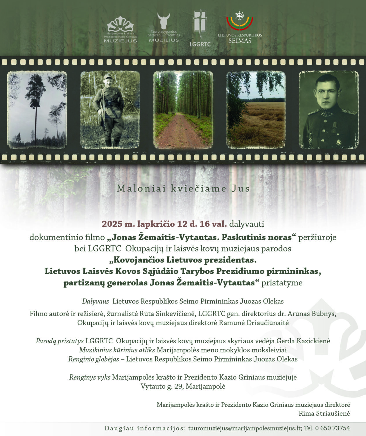 Marijampolėje bus pagerbtas Lietuvos partizanų generolas Jonas Žemaitis-Vytautas 