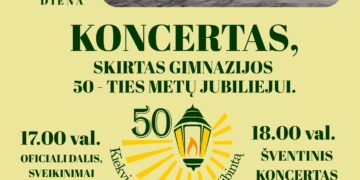 Marijampolės Sūduvos gimnazijai – 50 metų!