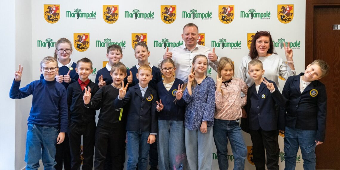 Marijampolės savivaldybėje apsilankė Liudvinavo Kazio Borutos gimnazijos mokiniai
