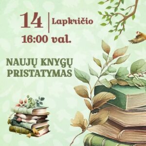 Naujų knygų pristatymas