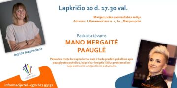 Paskaita tėvams „Mano mergaitė - paauglė“