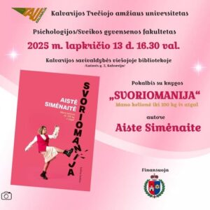 Pokalbis su knygos „Svoriomanija“ autore