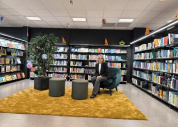 Raminta Liubelionienė Skodje bibliotekoje