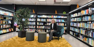 Raminta Liubelionienė Skodje bibliotekoje