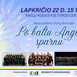 Respublikinis chorų festivalis „Po baltu Angelo sparnu“