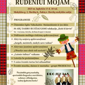 Rudens darbų pabaigtuvių šventė „Išeinančiam rudeniui mojam“