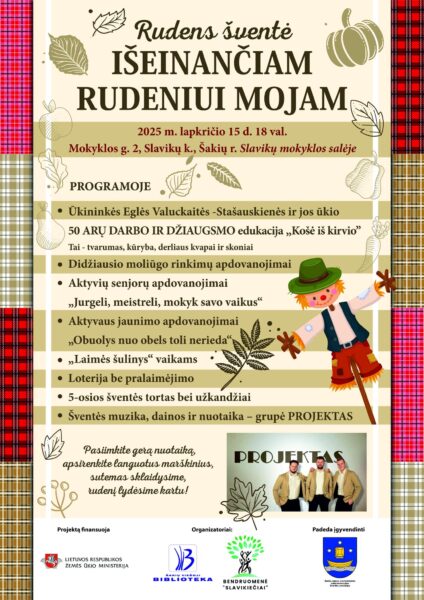 Rudens darbų pabaigtuvių šventė „Išeinančiam rudeniui mojam“