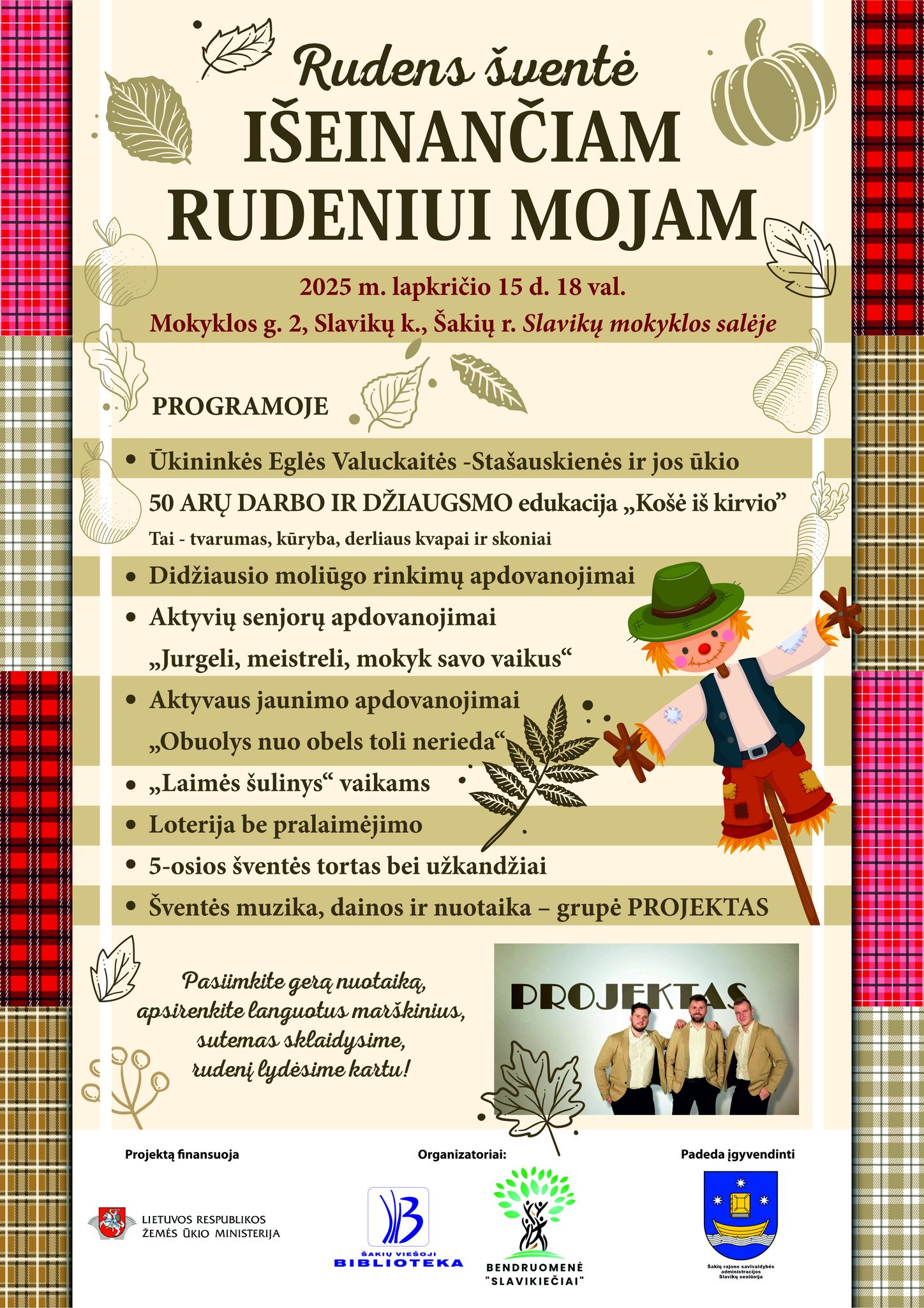 Rudens darbų pabaigtuvių šventė „Išeinančiam rudeniui mojam“