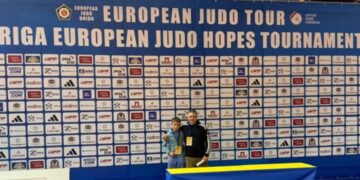 Simas Beloded startavo „European Judo Hopes Tournament“ dziudo turnyre Latvijoje