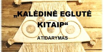 Tradicinės kalėdinių darbų parodos „Kalėdinė eglutė kitaip“ atidarymas
