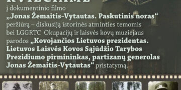 Filmo „Jonas Žemaitis-Vytautas. Paskutinis noras" ir parodos apie Joną Žemaitį-Vytautą pristatymas