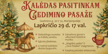 Kalėdų pasitikimo šventė Gedimino pasaže